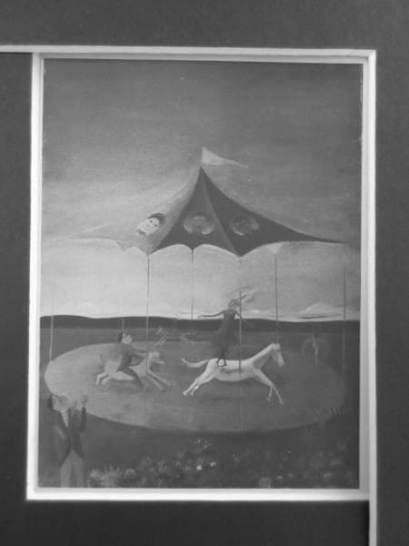 斎藤真一　メリーゴーランド　　画集より　状態良好　新品額付き