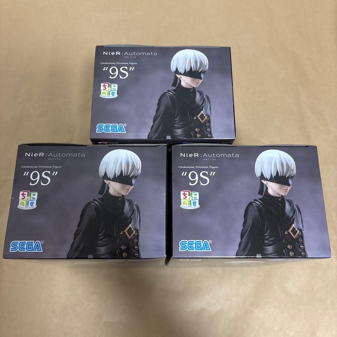 NieR:AutomataVer1.1a ちょこのせフィギュア“9S” 3点