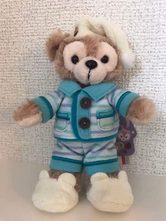 【タグ付き】ダッフィー ジェラトーニ ぬいぐるみバッジ オータムスリープオーバー