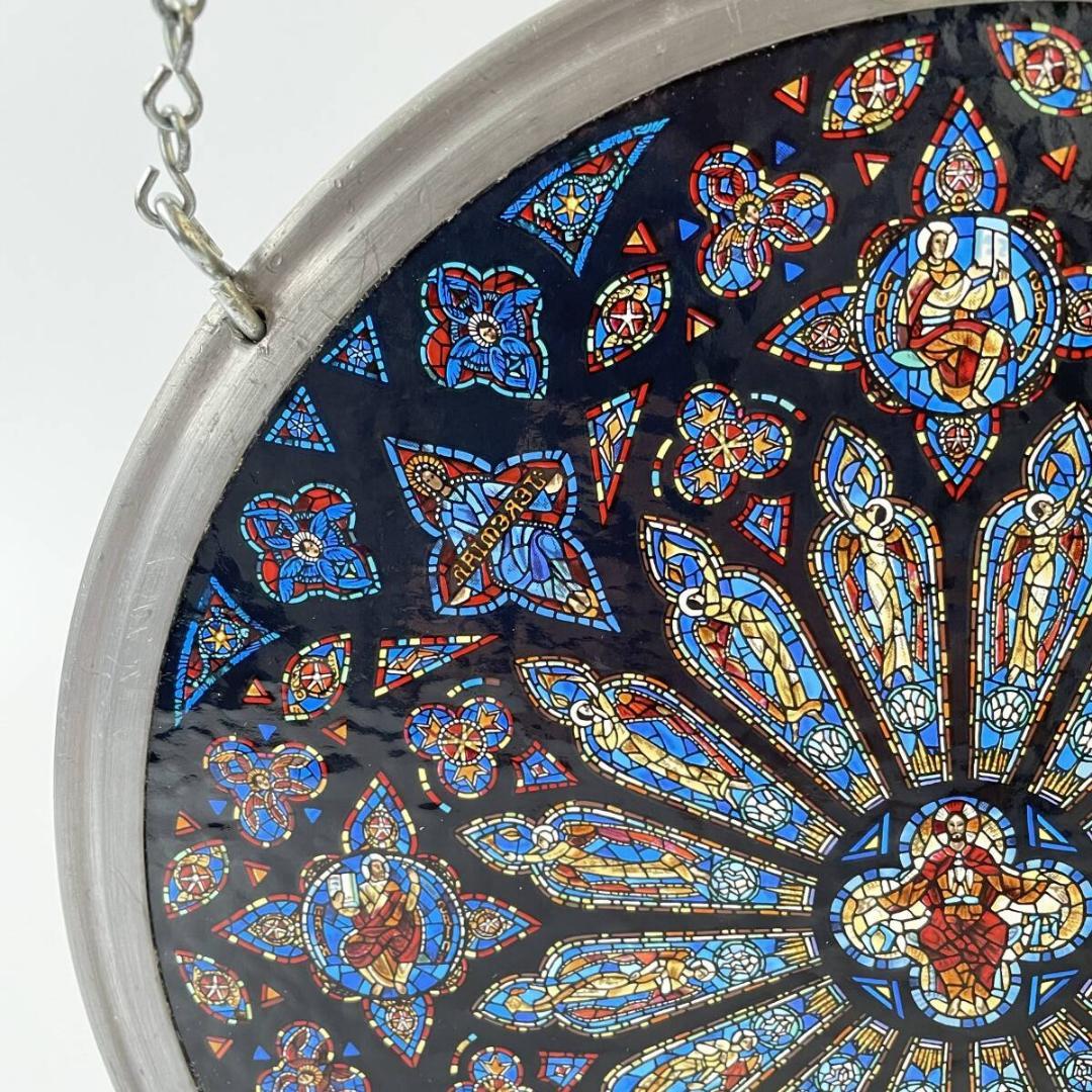 【希少】セントジョン ザ ディヴァイン大聖堂 ステンドグラス チェーン付