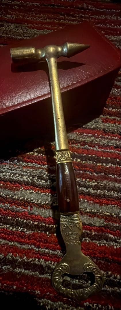 海外製　アンティーク　小槌　栓抜き　遺品　生前整理