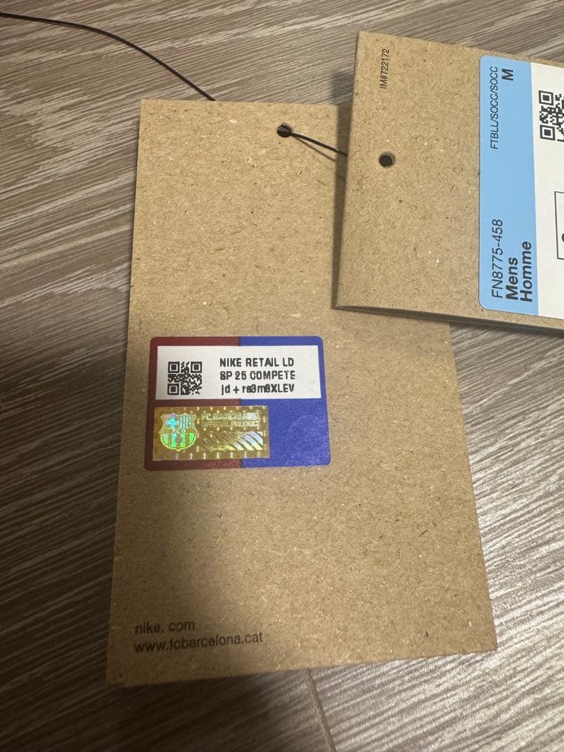 正規品 バルセロナ 24-25 ホーム オーセンティック 新品未使用タグ付き