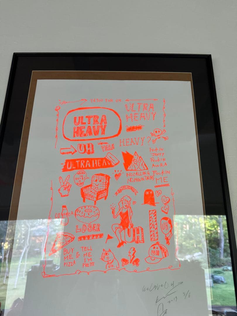 ULTRA HEAVY アートプリント　神山隆二　ジェリー鵜飼