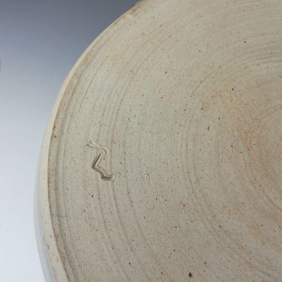 Ｔ８１８　水指　『罅釉』『東原窯　羽柴良一 作』　共箱　茶道具