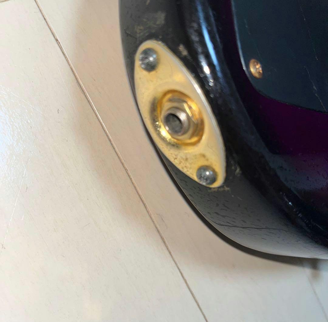 アリアプロIIパープルエレキギターとVOXアンプセット