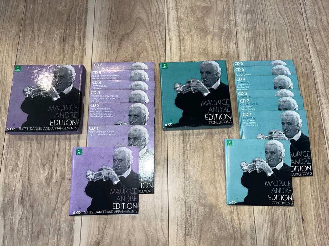 モーリス・アンドレ　6枚組ＣＤ　2セット