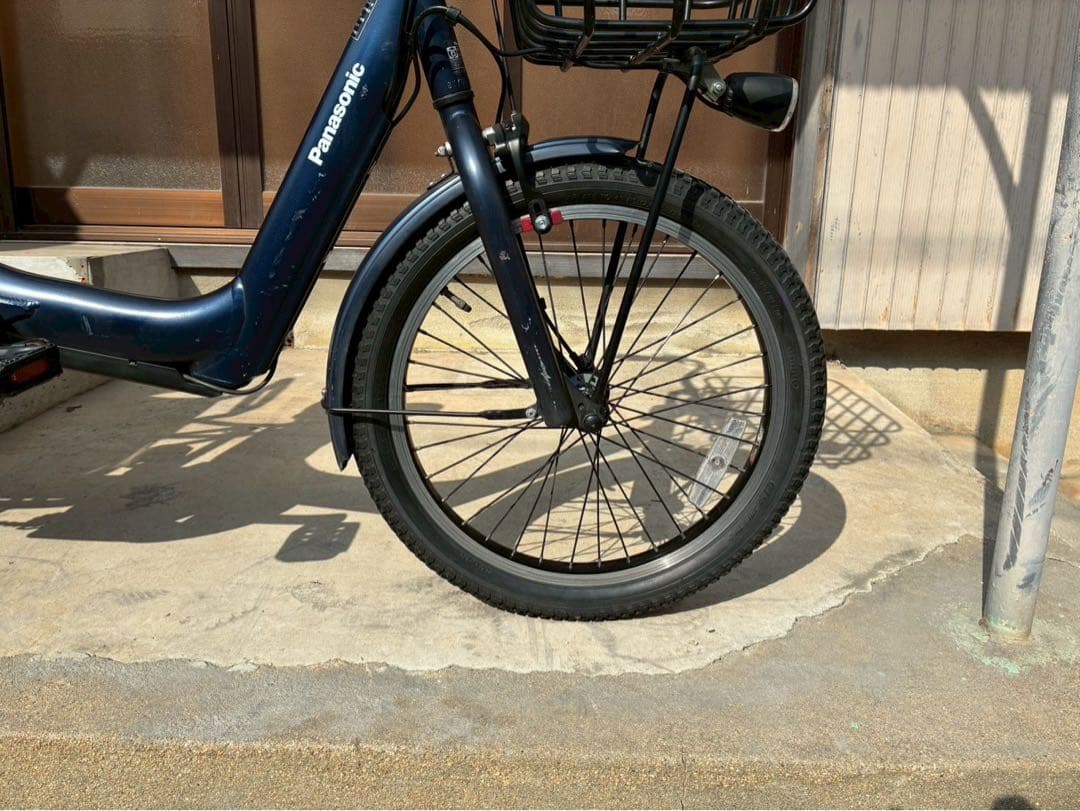 電動自転車　№8187 パナソニック ギュット 20インチ 紺