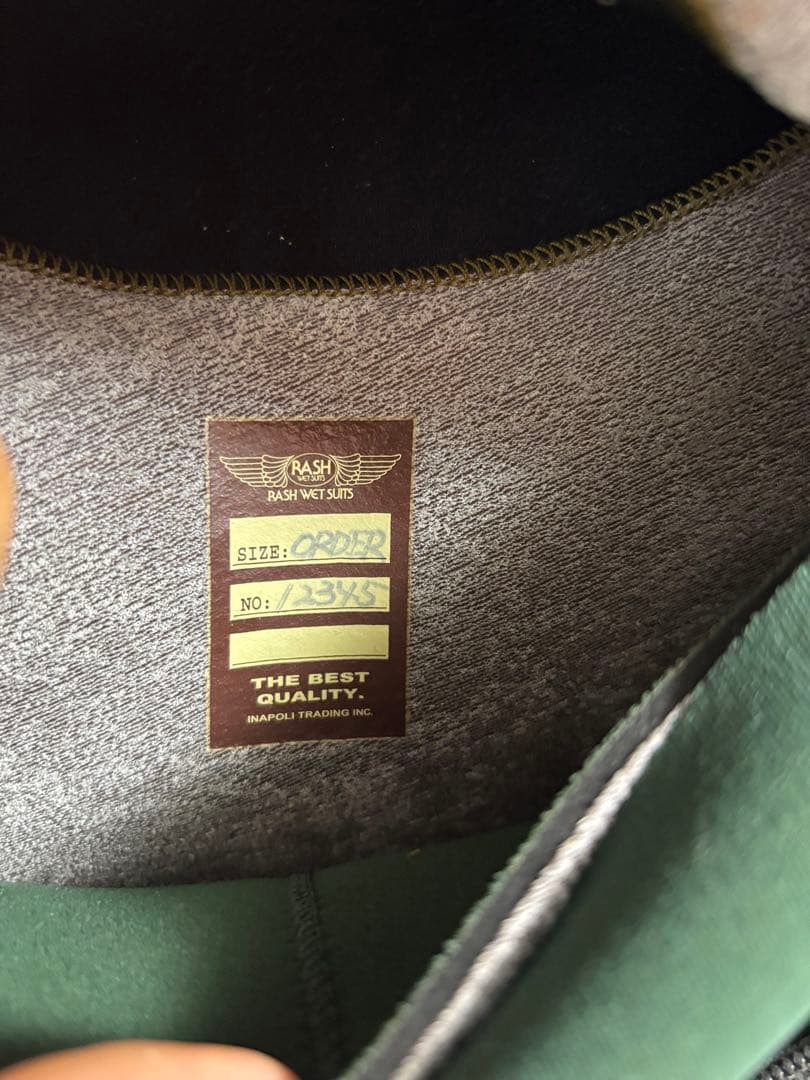 RASH ウェットスーツ グリーン 子供　値下げ