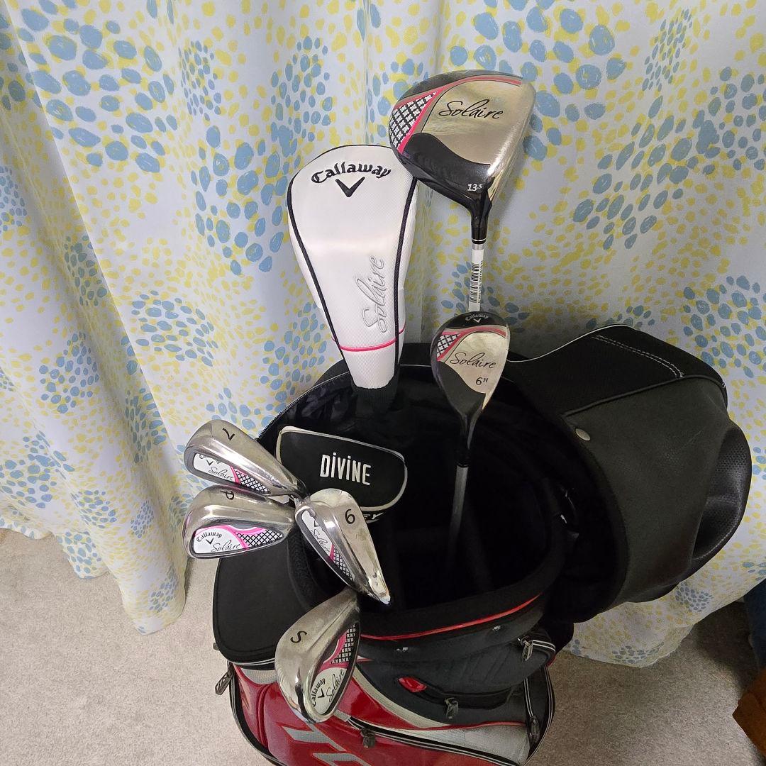 初心者 Callaway Solaire クラブセット レディース バッグ除く