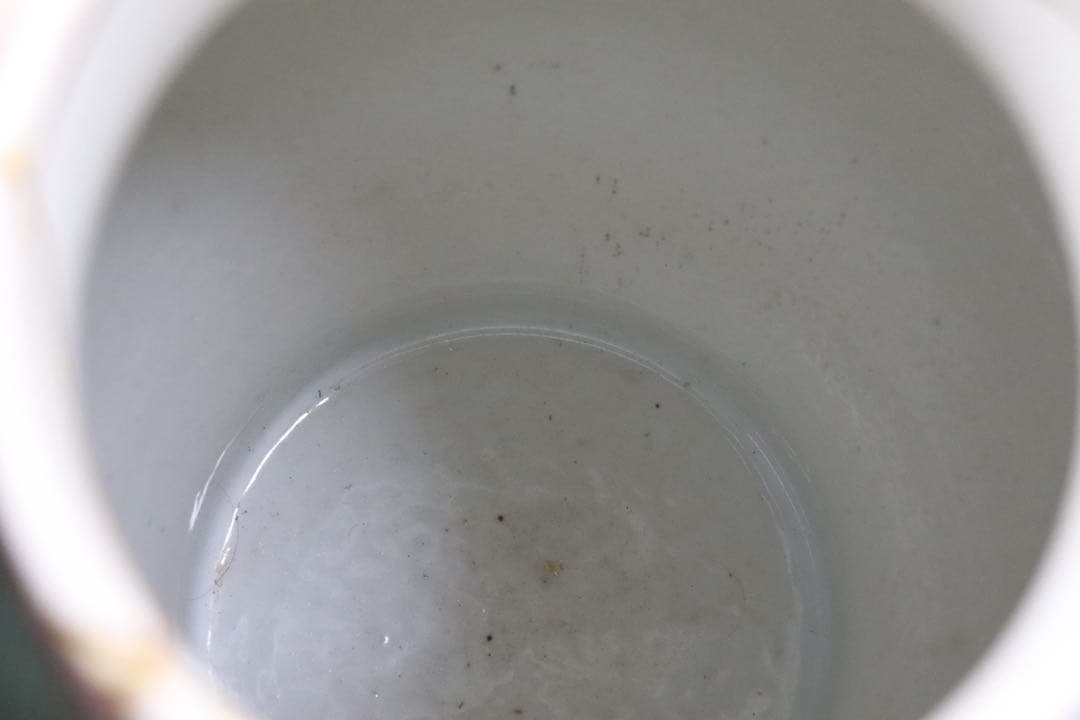 中国　粉彩雉鳥牡丹紋大瓶　高さ35cm 送料込み251107