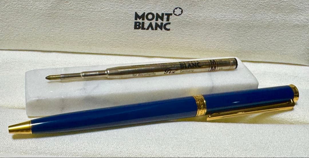 【極美品】モンブラン　ノブレス・オブリージュ・ボールペン・ブルー