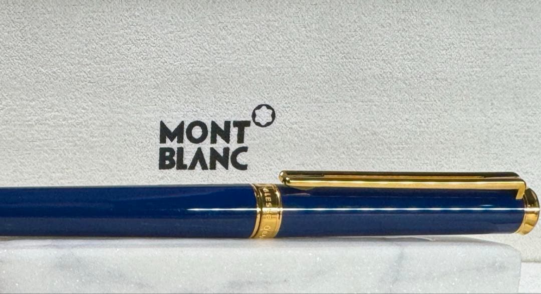 【極美品】モンブラン　ノブレス・オブリージュ・ボールペン・ブルー