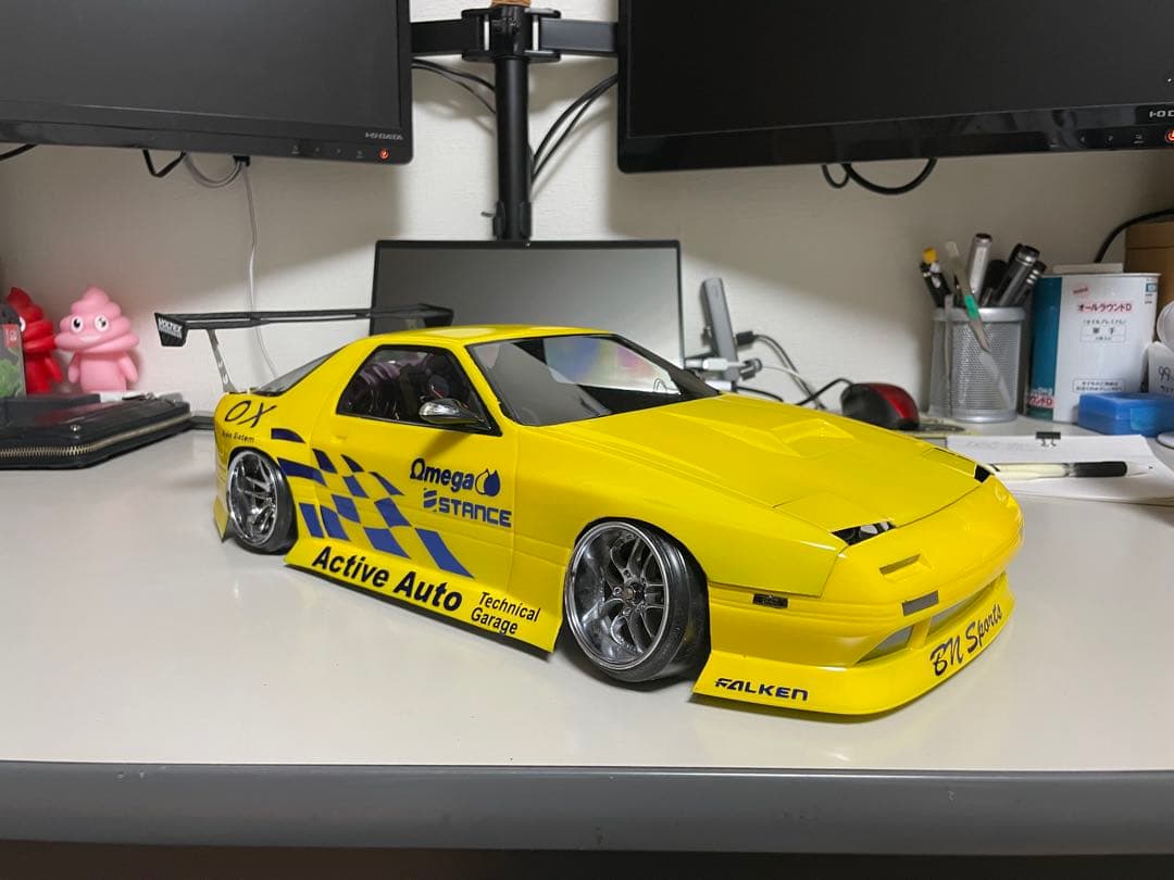 1/10 トップライン RC RX-7（FC）ボディのみ
