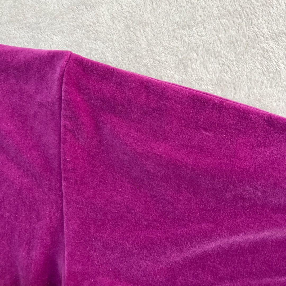 美品　パーリーゲイツ　セットアップ　近年　ベロア モックネック　スカート　ピンク