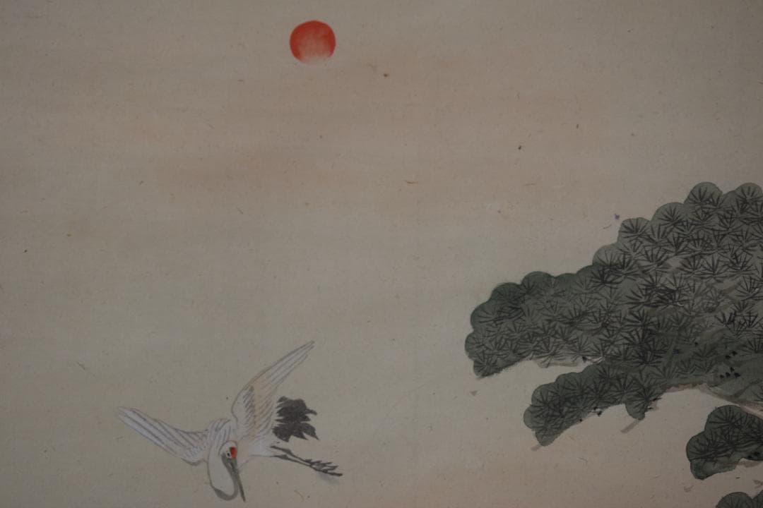 【真作】柴田義薫/春景嵐山山水図/高砂之図/双幅/掛軸☆宝船☆Y-962　JM