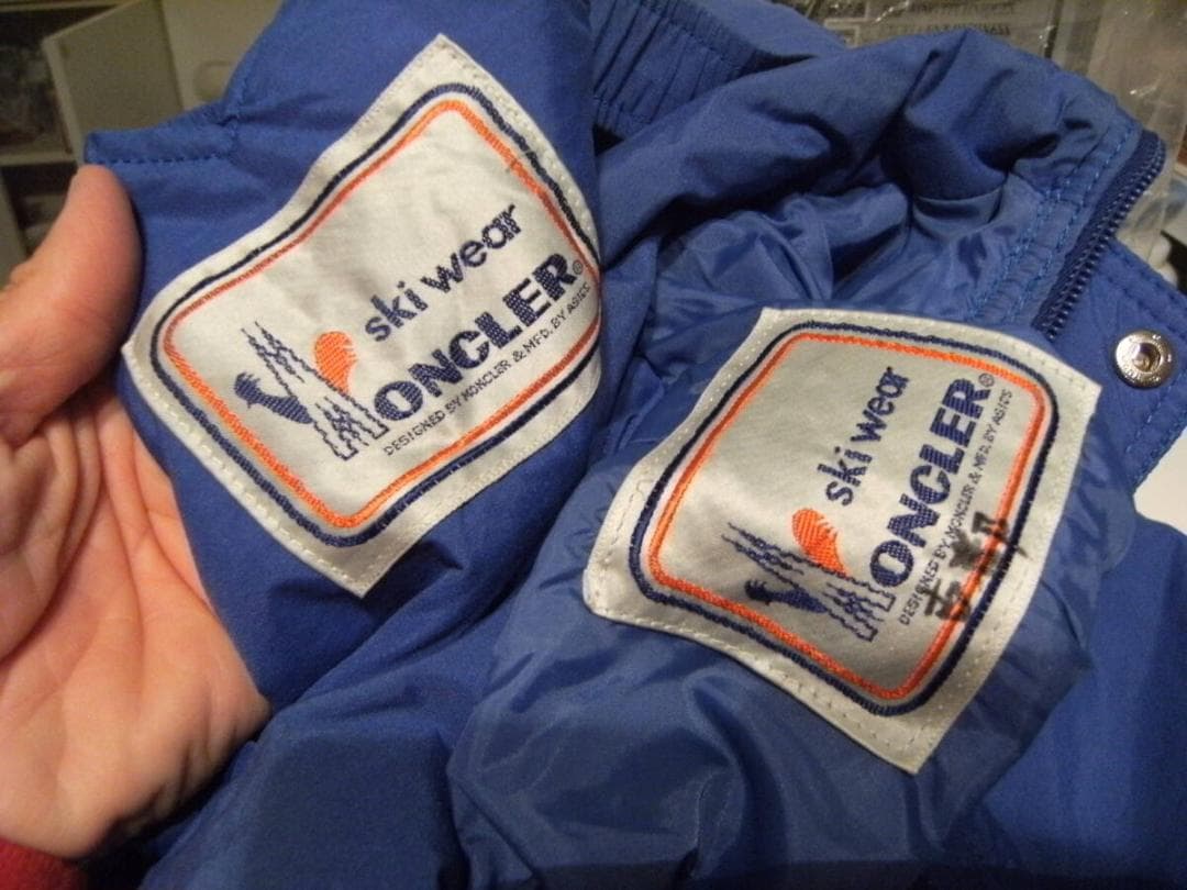 昭和レトロ★アシックス MONCLER モンクレール スキーウエアー 上下セット