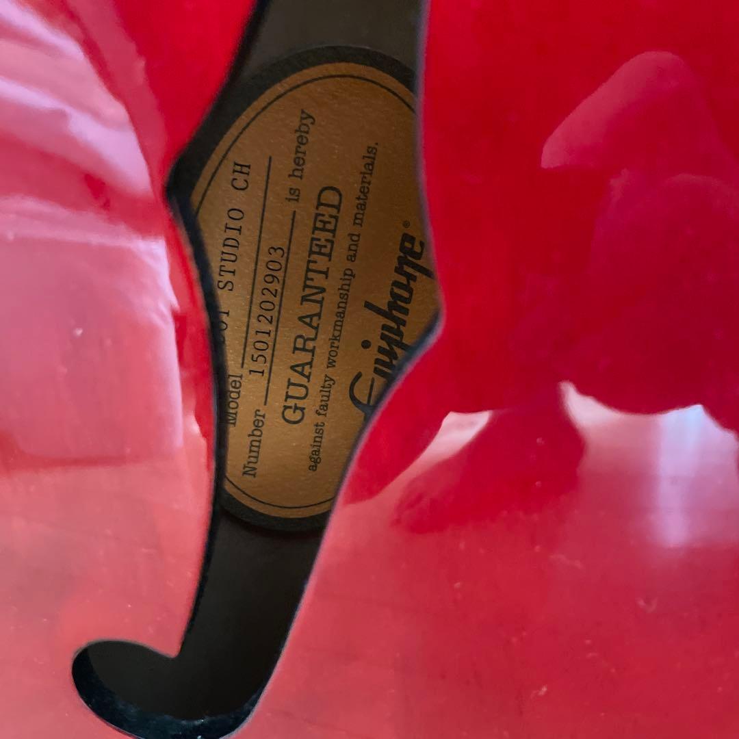 エピフォン　セミアコ　純正ソフトケース付