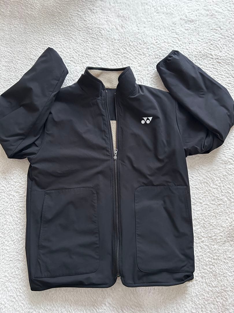 【美品】YONEX ヨネックス ユニボアリバーシブルジャケットL
