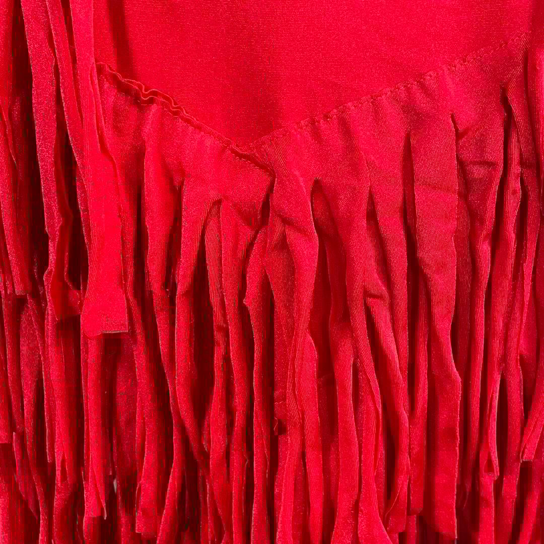 社交ダンス　ラテンダンス　ドレス衣装　赤　S1118