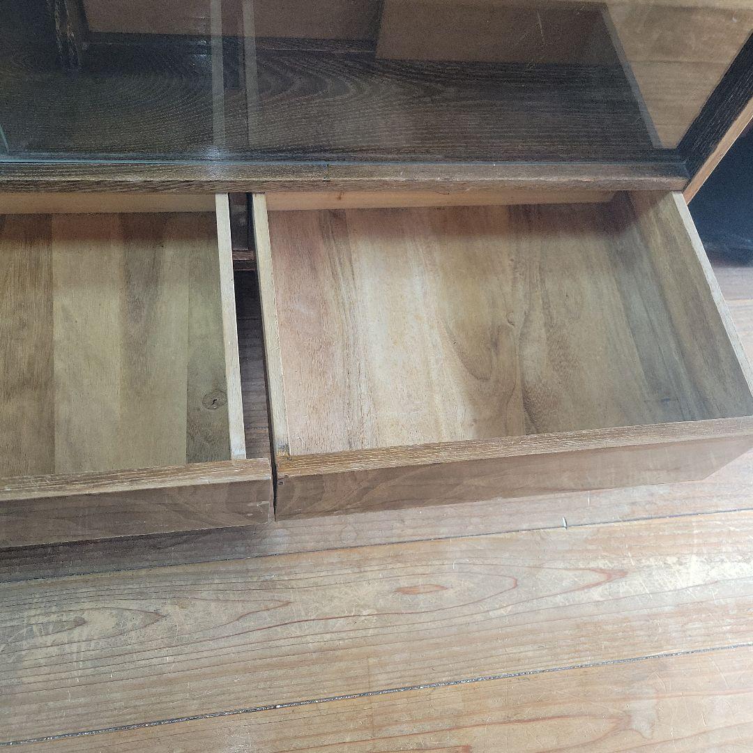 【昭和レトロ】茶箪笥 飾り彫り 古家具 アンティーク