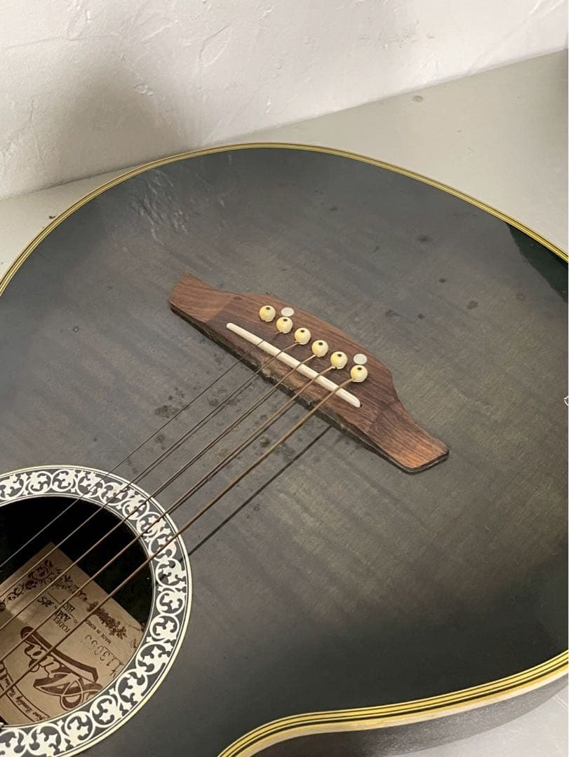 Aria AMB-35S エレアコ ギター 希少 サイン入り