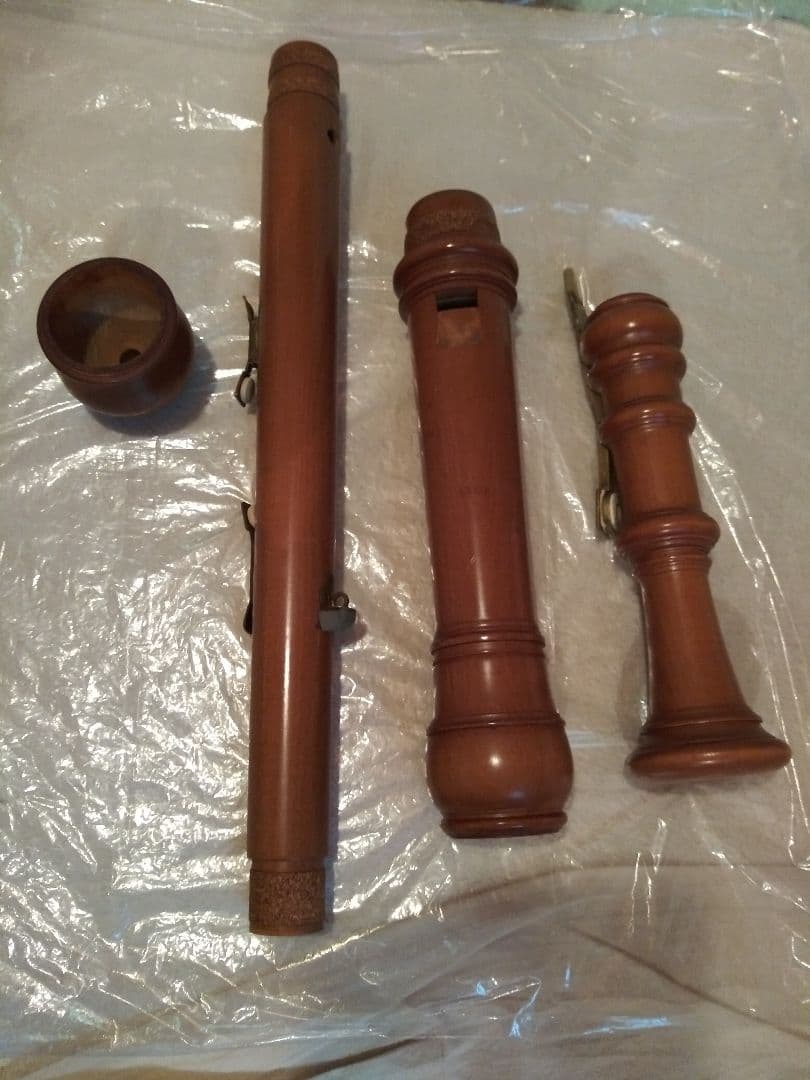 Moeckバスリコーダー 、ケース付き