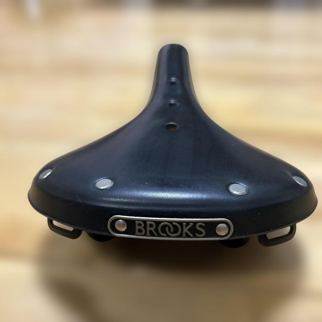 BROOKS ブラックレザーサドル