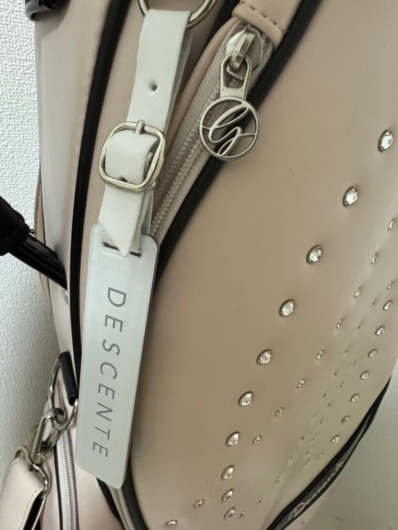 美品 Descente デサントキャディバッグ ゴルフ