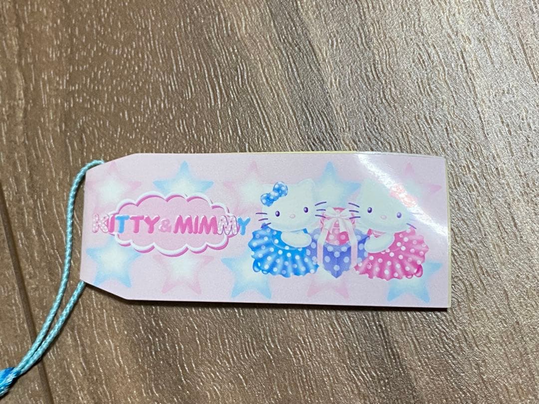ハローキティ ストラップ 根付 ねつけ 雲 KITTY&MIMMY 28th