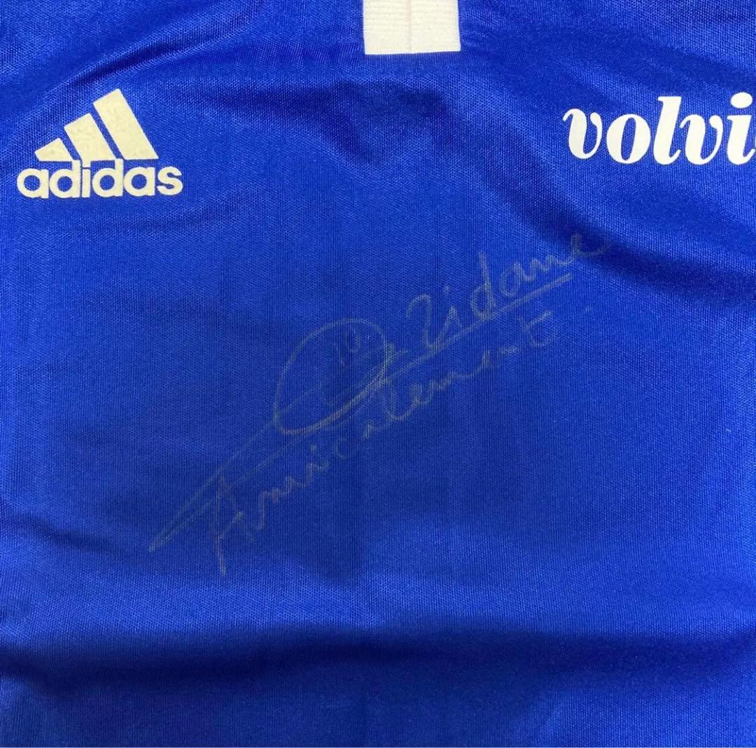 ジダン　サイン入り（フルシグネチャー）ユニフォーム