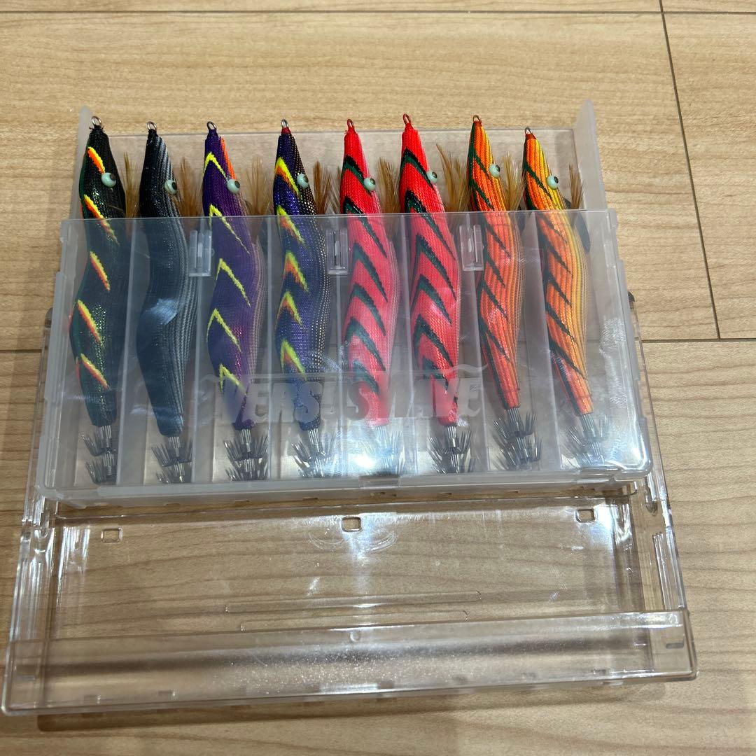 餌木猿エギ 8個セット 透明ケース付き