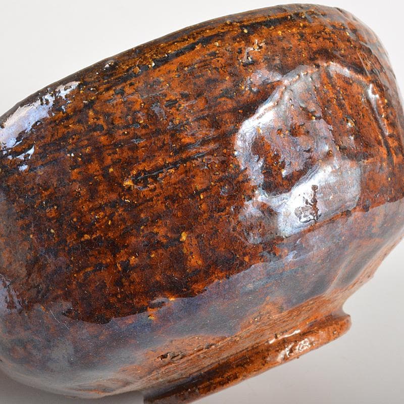 茶道具　大樋焼　大樋長阿弥造　飴釉茶碗　共箱　2点まとめて　V　6447