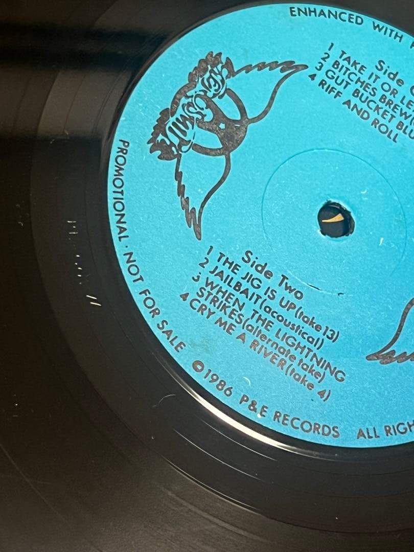 Aerosmith PURE GOLD .999 LP USプロモ 非売品 レア