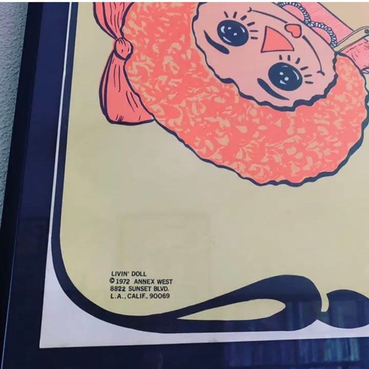 貴重　1972年　ビンテージ　エロパロディー　ポスター　アン&アンディー　ヌード