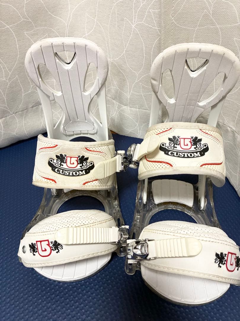 お*ー様 BURTON CUSTOM スノーボード ビンディング Mサイズ 黒