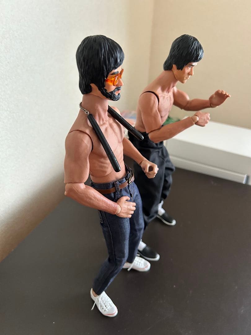 ブルース・リー アクションフィギュア 2体セット　カスタム品　一点物