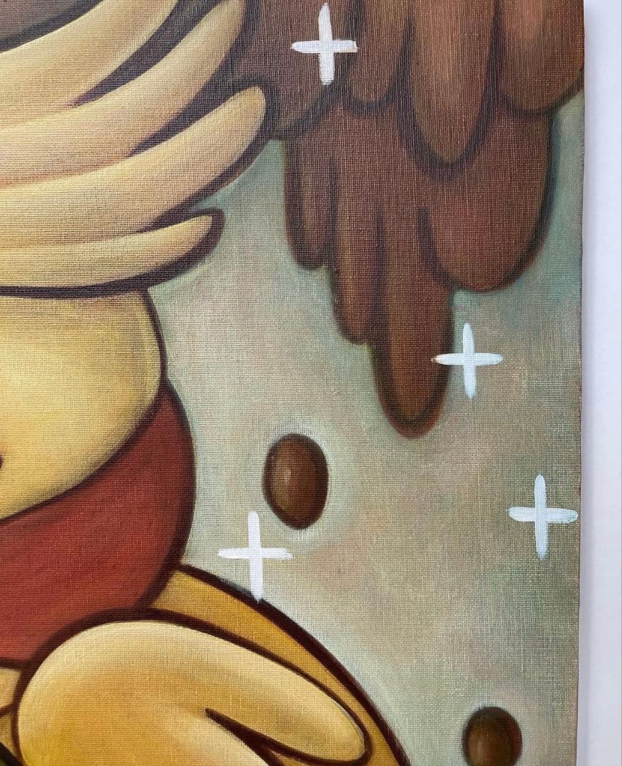 下家杏樹　アクリルキャンバス作品