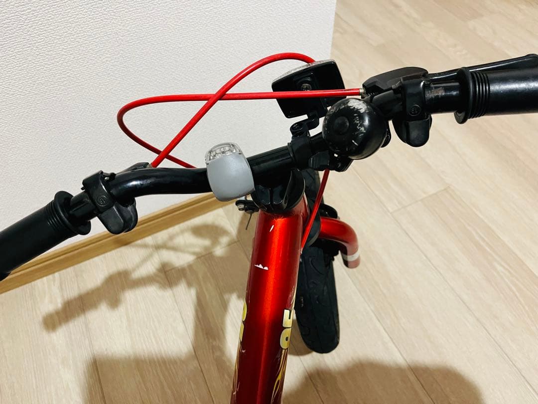 カーズ 変身バイク d-bike じてんしゃデビュー 2in1 2way 赤