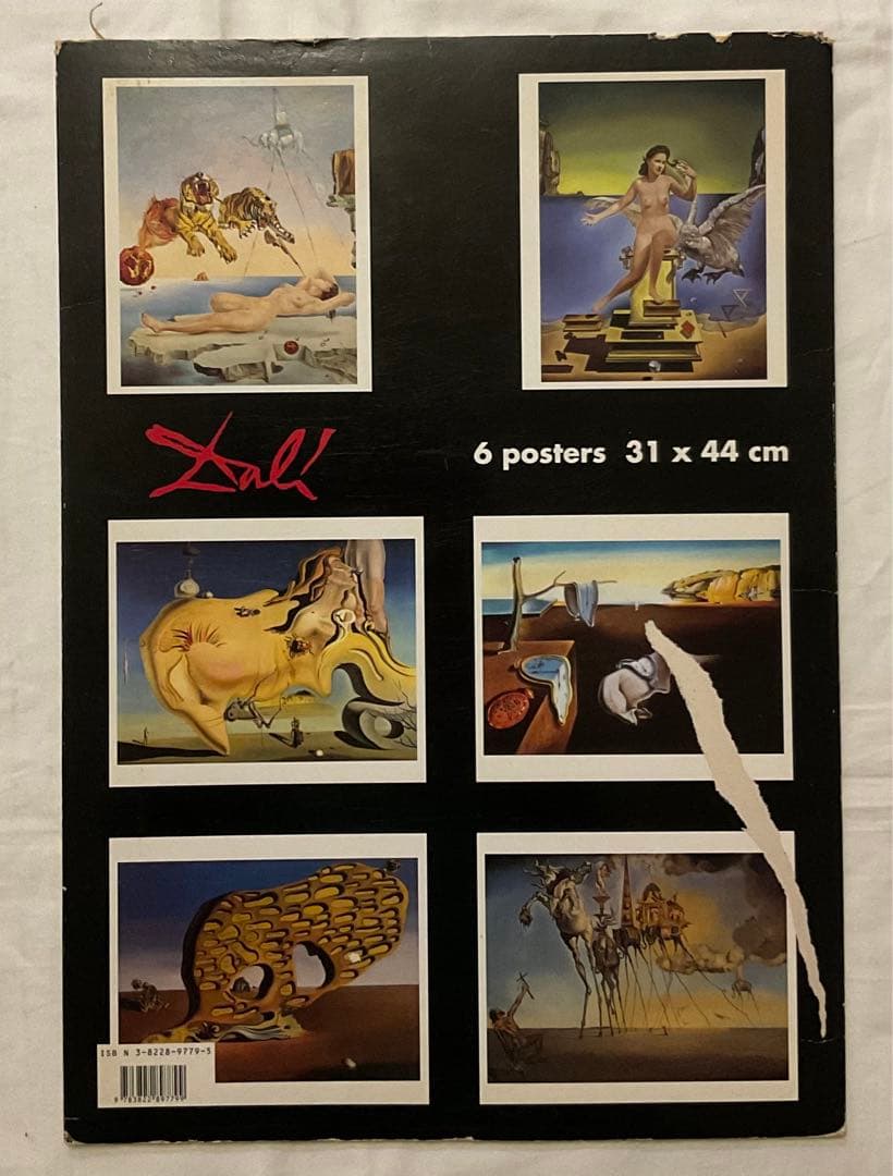 DALÍ 6 Posters TASCHEN 高品質オフセットシート6枚入り