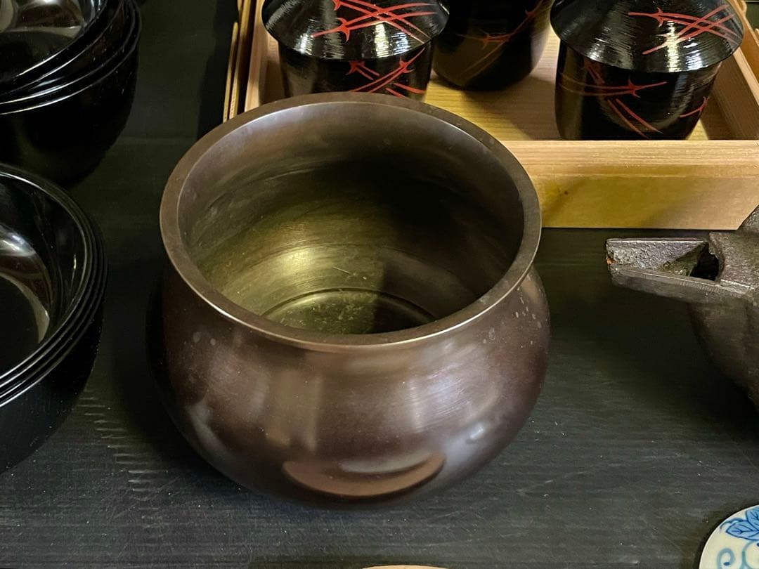 「母」 茶道具 いろいろ まとめて 13種類 銚子 急須 建水 四つ椀 その他