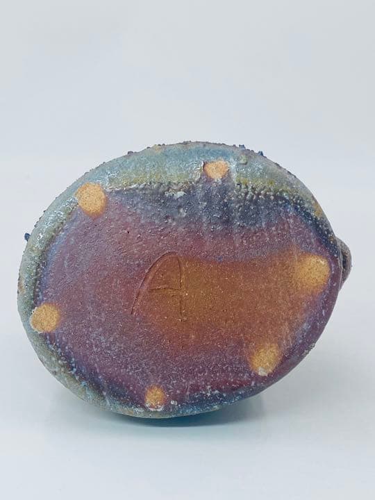 【JOHN DIX   ジョンディックス】花入　壺　桐共箱　栞　底部在銘　大上窯