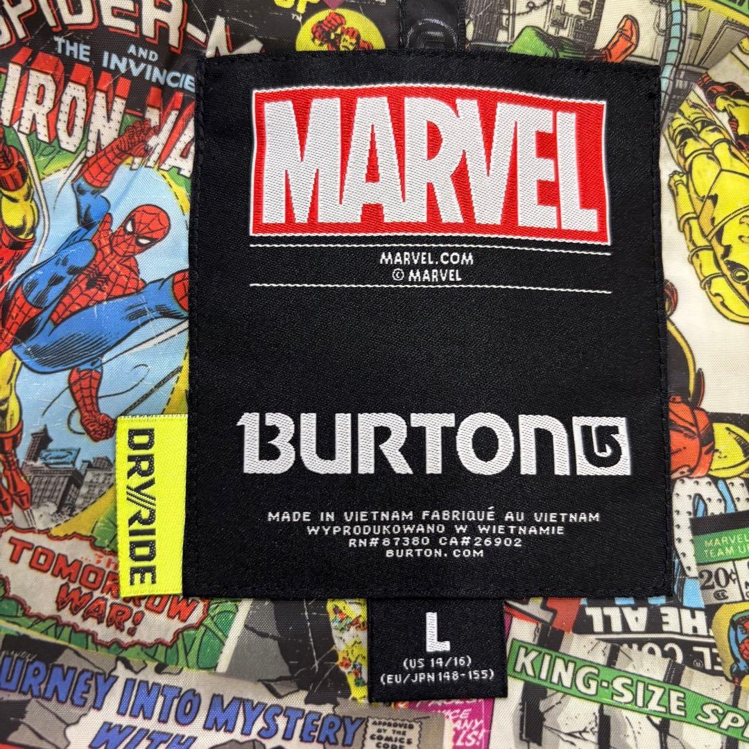 【即日発送 極美品】バートン マーベル キッズ スノーボードウェアジャケット