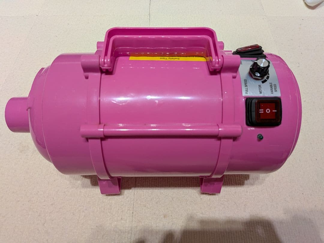 ペット用ドライヤー ピンク　ブロワー　トリミング用品