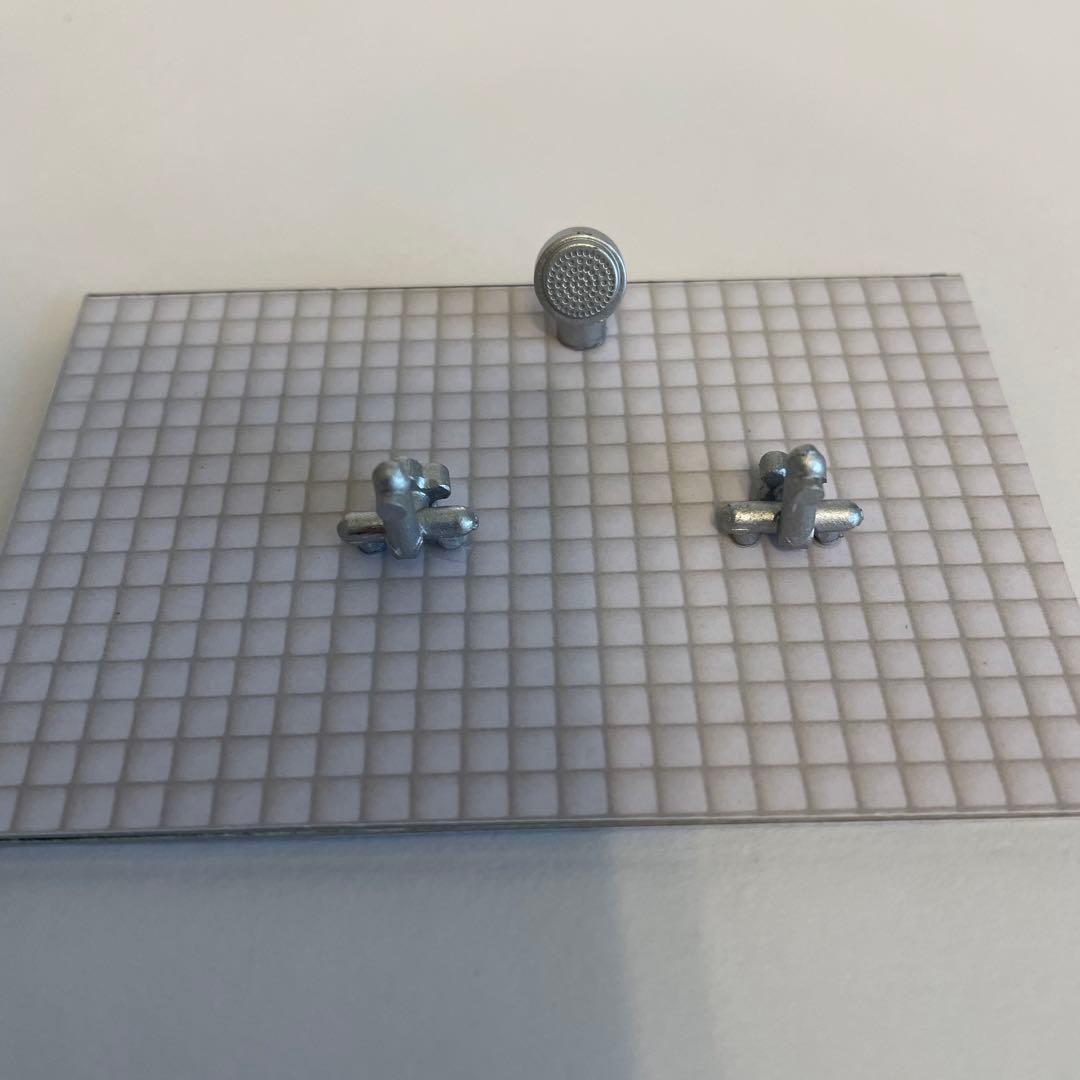 リーメント シルバニア ミニチュア 背景付●温泉 銭湯ガチャ ミニリカちゃん