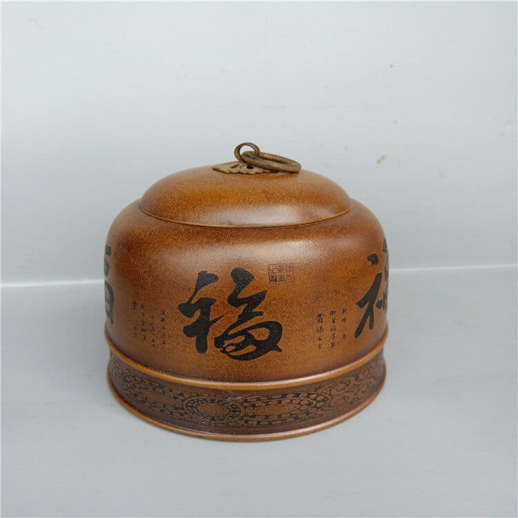 正統宜興紫砂福紫砂タンク手作り茶タンク茶器