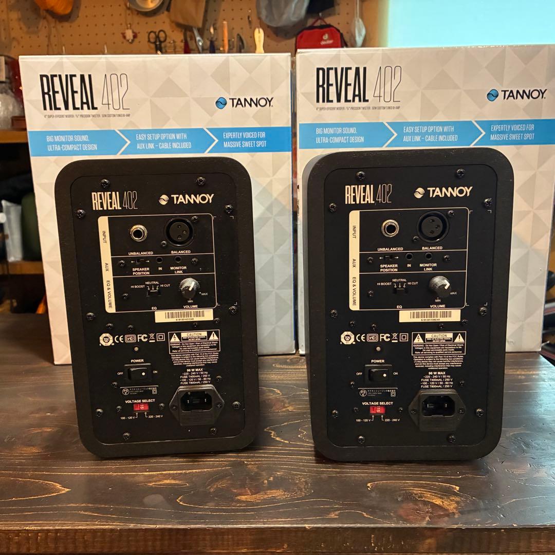 TANNOY REVEAL 402 スタジオモニタースピーカー　ペア