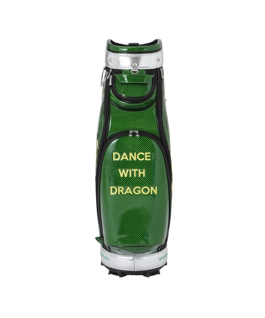 新品☆ダンスウィズドラゴン キャディバック＆ヘッドカバー７つセット☆定価17万円