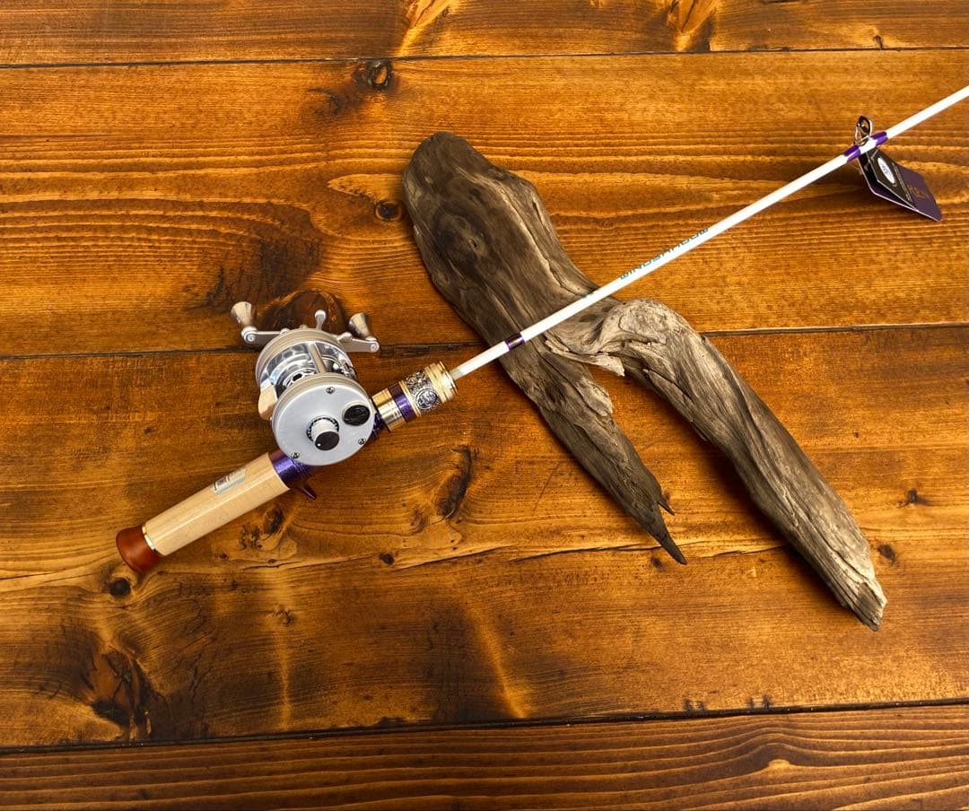 超軽量　トラウトロッド　4ft6inch グラスロッド　渓流釣り　パックロッド