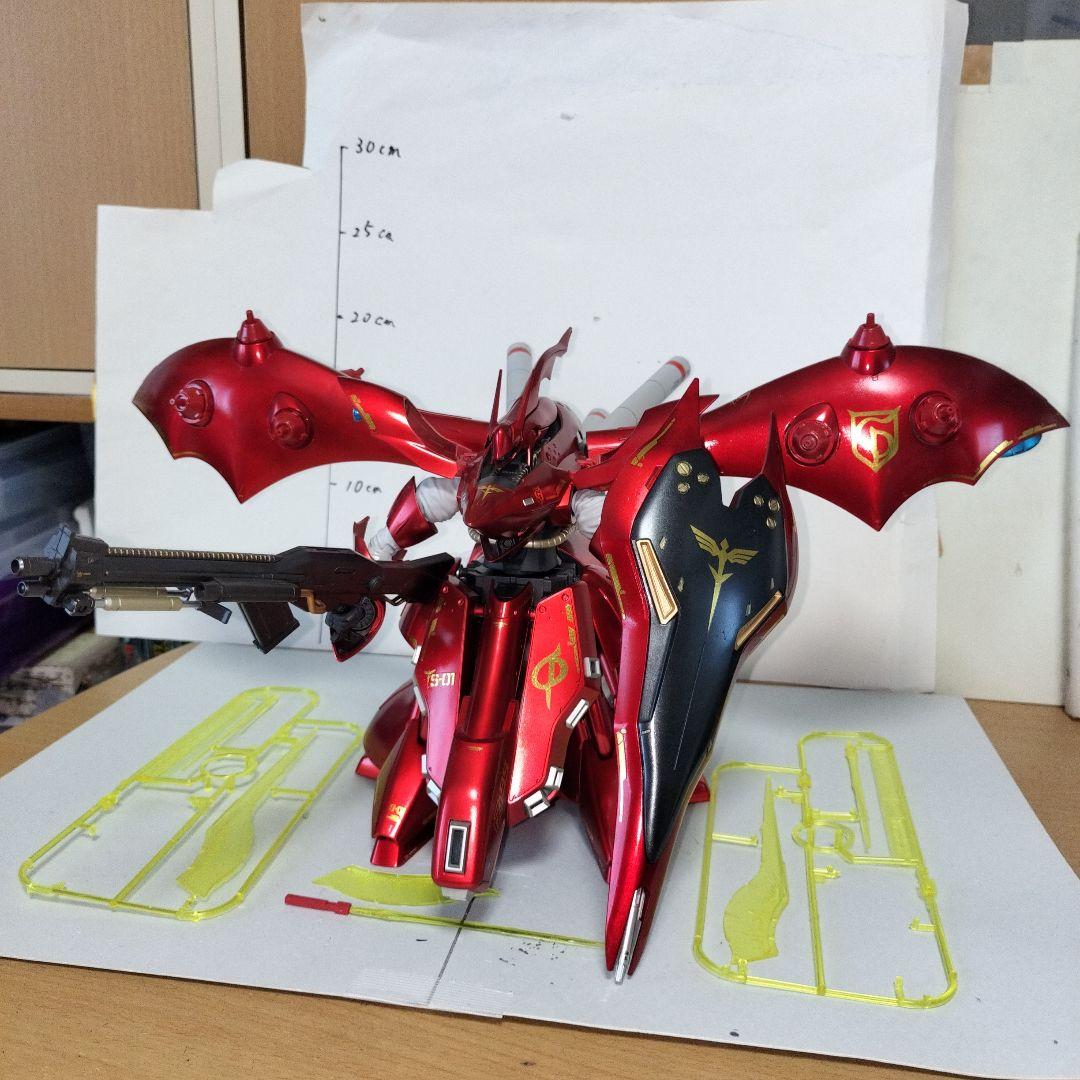 D*C様 HG 1/144 ナイチンゲール 塗装完成品 逆襲のシャア ガンプラ