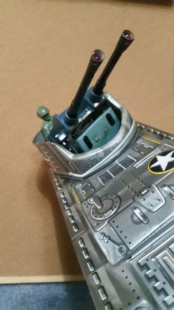 大熊製作所/ブリキ/M-75対空戦車/レトロ/検ポピー